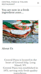 Mobile Screenshot of centralpizzaci.com