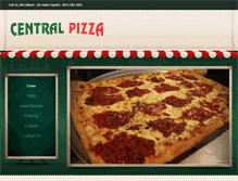 Tablet Screenshot of centralpizzaci.com
